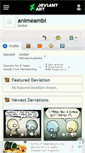 Mobile Screenshot of animeambi.deviantart.com