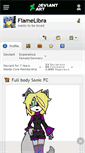 Mobile Screenshot of flamelibra.deviantart.com