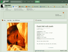 Tablet Screenshot of gawhell.deviantart.com