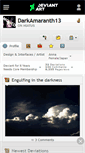 Mobile Screenshot of darkamaranth13.deviantart.com