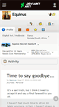 Mobile Screenshot of equinus.deviantart.com