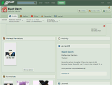 Tablet Screenshot of black-dawn.deviantart.com