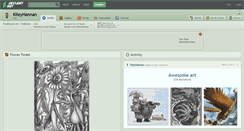 Desktop Screenshot of kileyhannan.deviantart.com