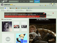 Tablet Screenshot of angemuet.deviantart.com