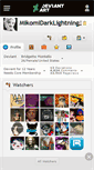 Mobile Screenshot of mikomidarklightning.deviantart.com