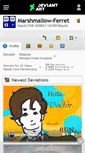 Mobile Screenshot of marshmallow-ferret.deviantart.com