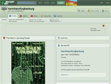 Tablet Screenshot of hermhannfurghanburg.deviantart.com