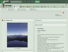 Tablet Screenshot of martango.deviantart.com