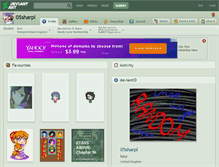 Tablet Screenshot of 05sharpl.deviantart.com