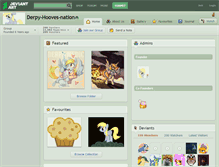 Tablet Screenshot of derpy-hooves-nation.deviantart.com