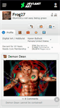 Mobile Screenshot of frog27.deviantart.com