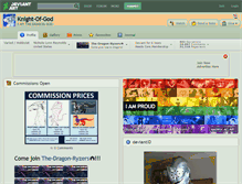 Tablet Screenshot of knight-of-god.deviantart.com