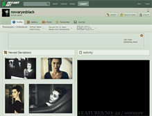 Tablet Screenshot of nowaryesblack.deviantart.com