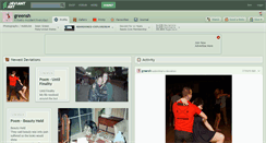 Desktop Screenshot of greensh.deviantart.com