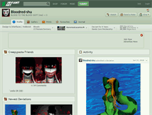 Tablet Screenshot of bloodred-shu.deviantart.com