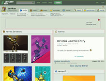 Tablet Screenshot of lan-kun.deviantart.com