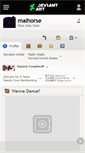 Mobile Screenshot of malhorse.deviantart.com
