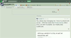 Desktop Screenshot of darkussplight1234.deviantart.com