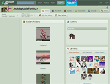 Tablet Screenshot of anadoptableforyou.deviantart.com