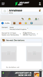 Mobile Screenshot of annalease.deviantart.com
