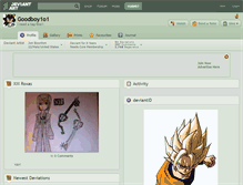 Tablet Screenshot of goodboy1o1.deviantart.com