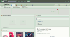 Desktop Screenshot of meggieluv.deviantart.com
