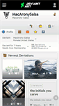 Mobile Screenshot of macaronysalsa.deviantart.com