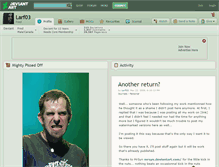 Tablet Screenshot of larf03.deviantart.com