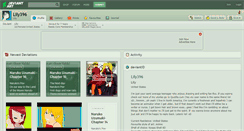 Desktop Screenshot of lily396.deviantart.com