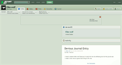 Desktop Screenshot of elke-wolf.deviantart.com