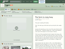 Tablet Screenshot of doggers.deviantart.com