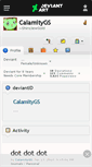 Mobile Screenshot of calamitygs.deviantart.com