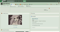 Desktop Screenshot of black-blossom.deviantart.com