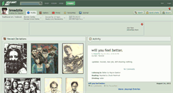 Desktop Screenshot of breadzilla.deviantart.com