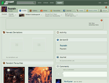 Tablet Screenshot of fourain.deviantart.com