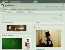 Tablet Screenshot of epsongericom.deviantart.com