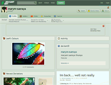 Tablet Screenshot of marym-sueraya.deviantart.com