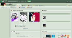 Desktop Screenshot of drrr-ocs.deviantart.com