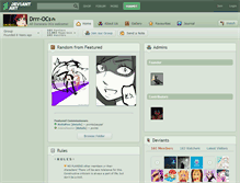 Tablet Screenshot of drrr-ocs.deviantart.com