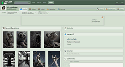 Desktop Screenshot of dizzywhale.deviantart.com