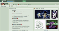 Desktop Screenshot of dbz.deviantart.com