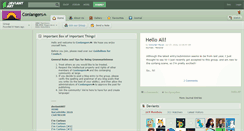 Desktop Screenshot of conlangers.deviantart.com