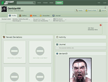 Tablet Screenshot of genislavhn.deviantart.com