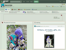 Tablet Screenshot of marynchan.deviantart.com