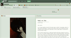 Desktop Screenshot of noename.deviantart.com