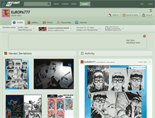 Tablet Screenshot of europa777.deviantart.com