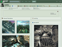 Tablet Screenshot of godino.deviantart.com