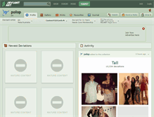 Tablet Screenshot of pollop.deviantart.com