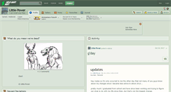 Desktop Screenshot of little-power.deviantart.com