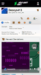 Mobile Screenshot of deoxys413.deviantart.com